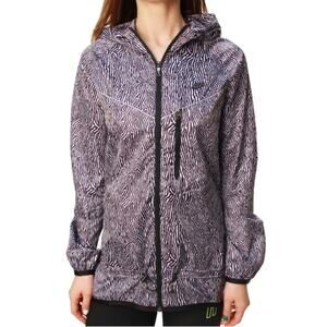 Nike Womens Blacklight Flash Printed Windrunner Purple Dynasty Violet Frost XL